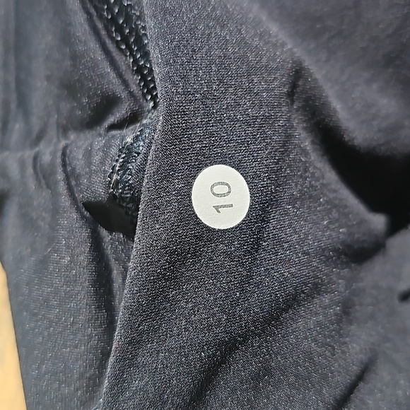 Lululemon Hot 'N Sweaty Skirt Skort Black/Black Heather Size 10 - Picture 11 of 11